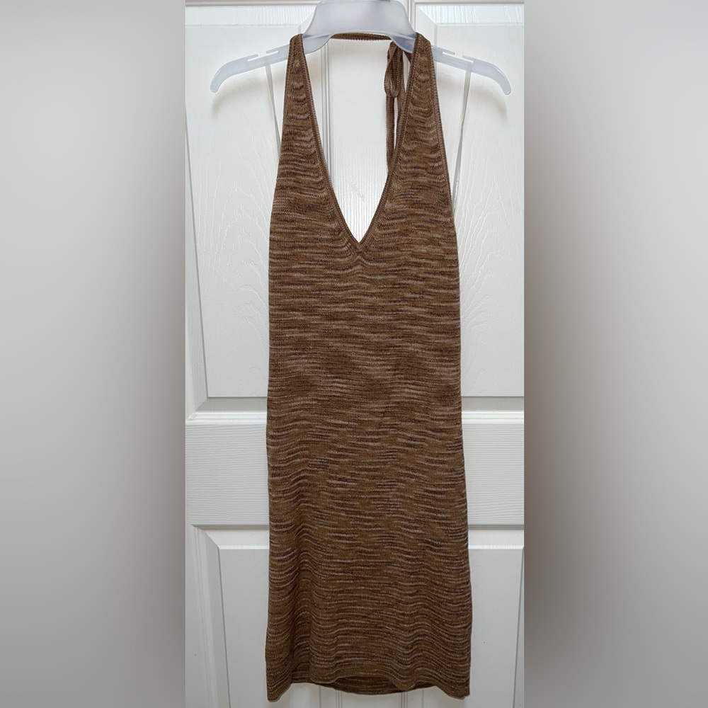 🤎 NWT! Halter Knit Dress